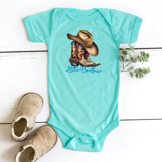 Little Brother Cowboy Boots Bodysuit - Chill 6