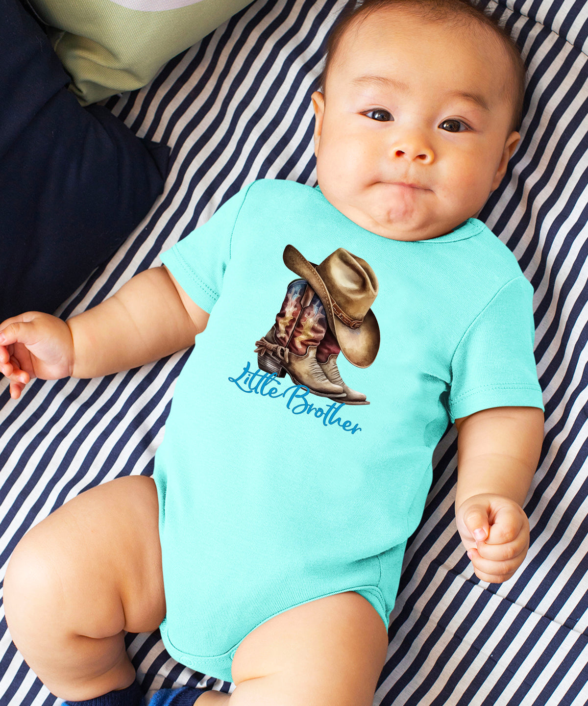 Little Brother Cowboy Boots Bodysuit - Chill 7