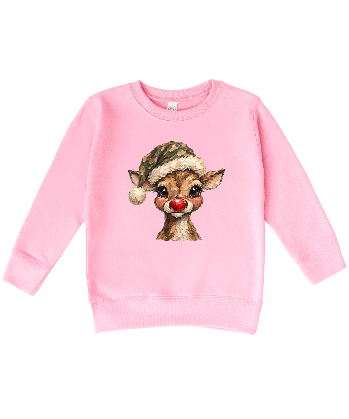Camo reindeer Christmas sweatshirt for kids