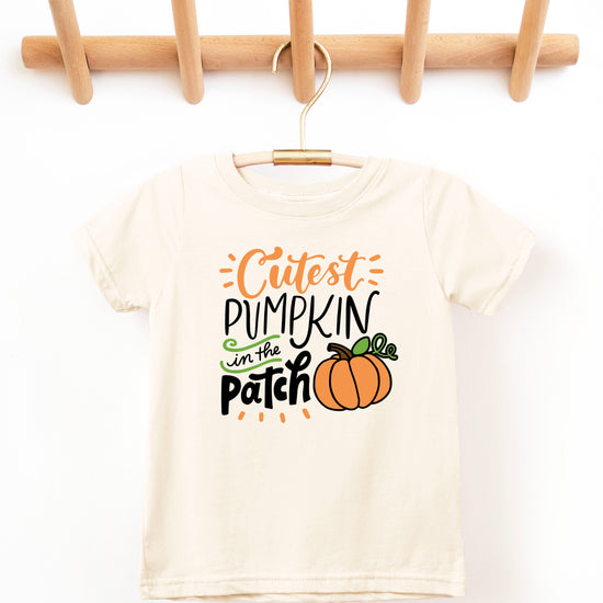 Cutest Pumpkin in the Patch Natural shirt lifestyle view