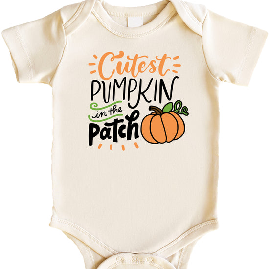 Cutest Pumpkin in the Patch Natural bodysuit lifestyle view