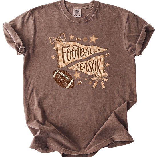 Olive Loves Apple Football Season game day tee - Espresso Shirt - view 4