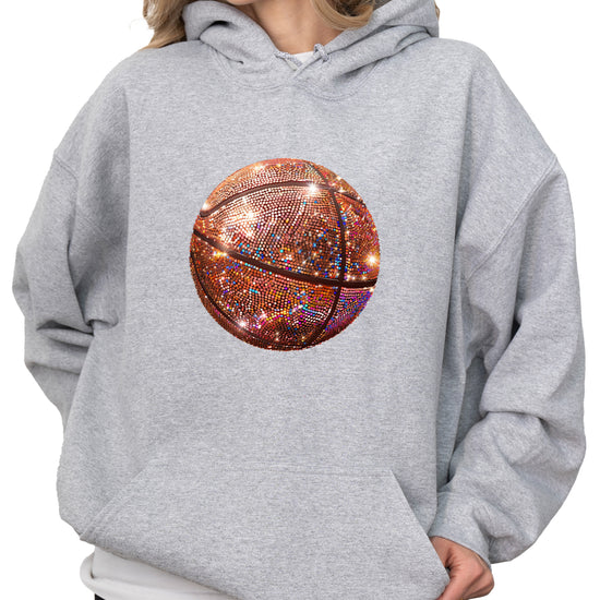 Glitter basketball hoodie in Gray - view 1