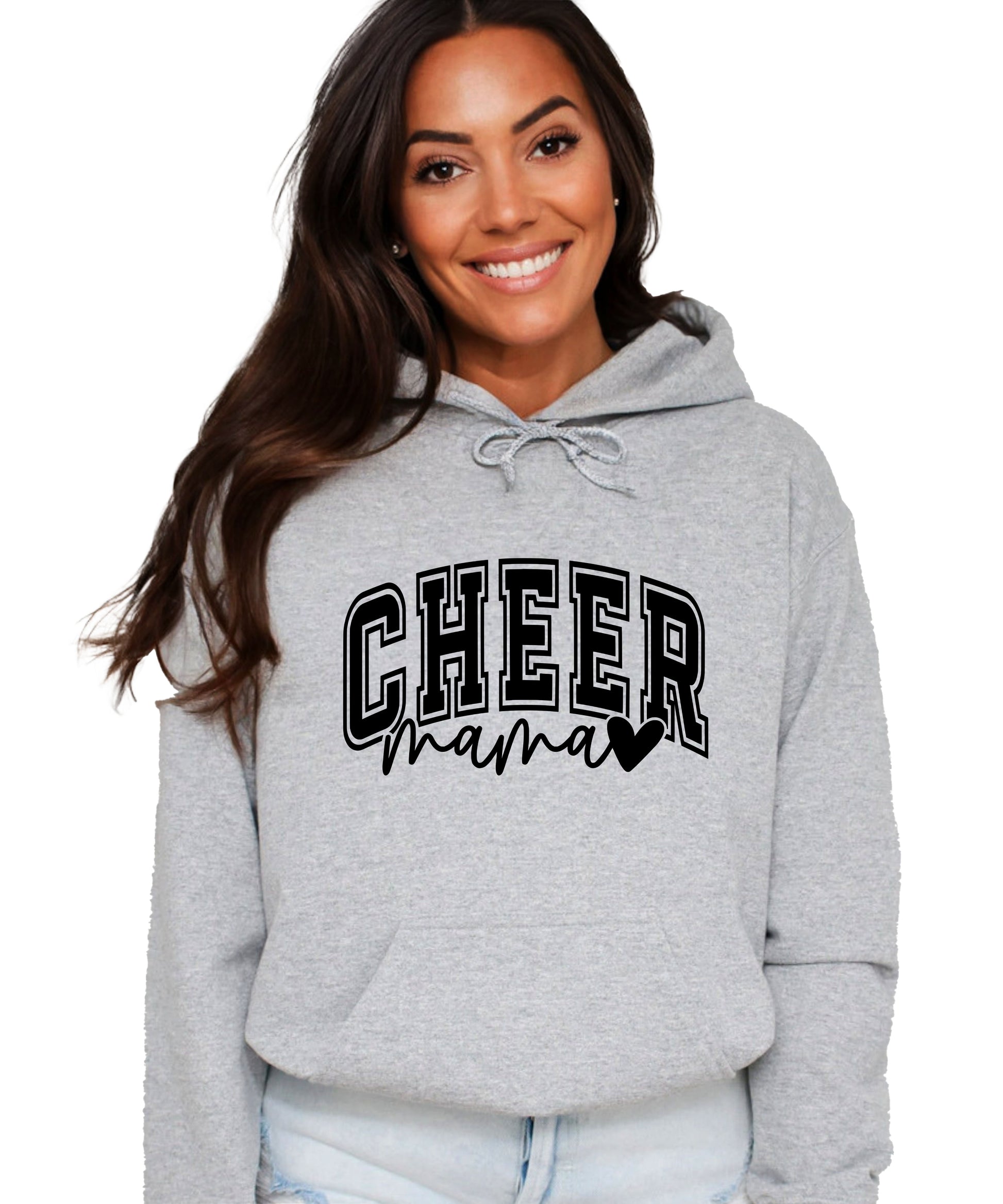 Cheer Mama Gray Hoodie for Women - view 1