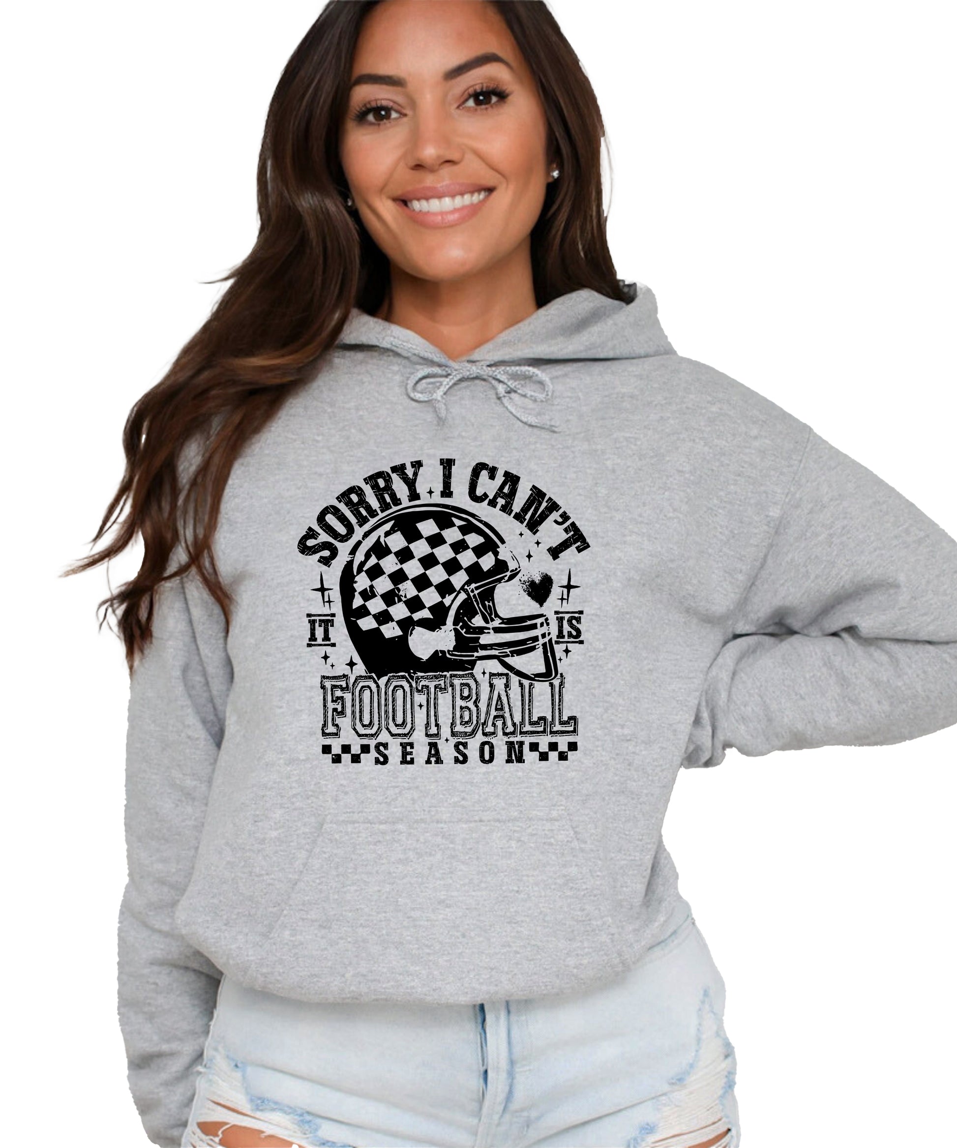 Sorry I Can't It Is Football Season hoodie - Gray Hoodie - G1