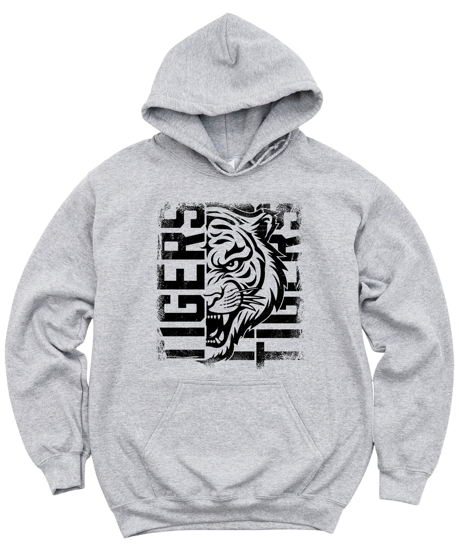 Tigers School Spirit Hoodie Gray view 1