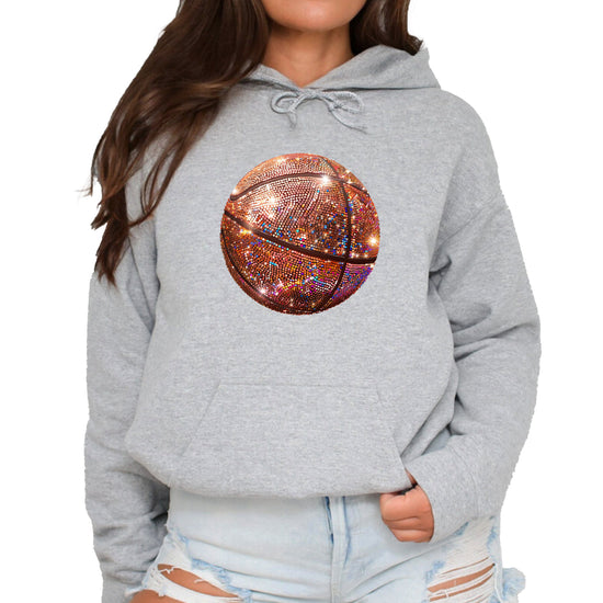 Glitter basketball hoodie in Gray - view 2