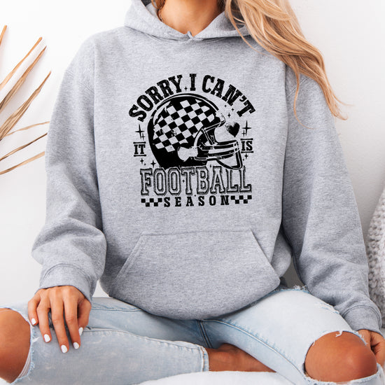 Sorry I Can't It Is Football Season hoodie - Gray Hoodie - G2