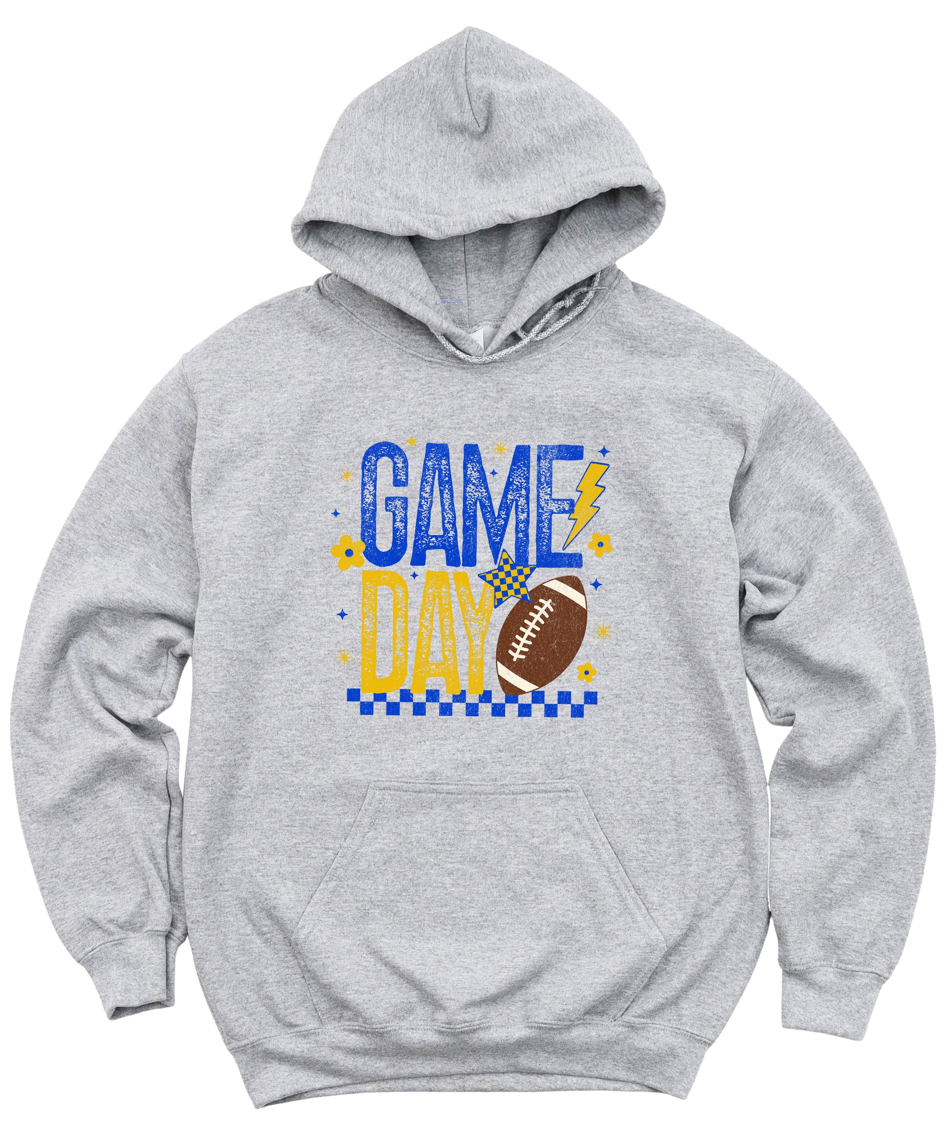 Game Day Football Hoodie Gray 3