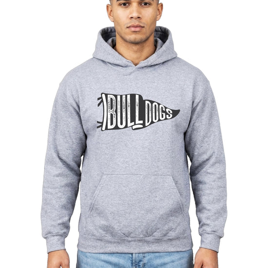 Gray Bulldogs school spirit hoodie - view 3