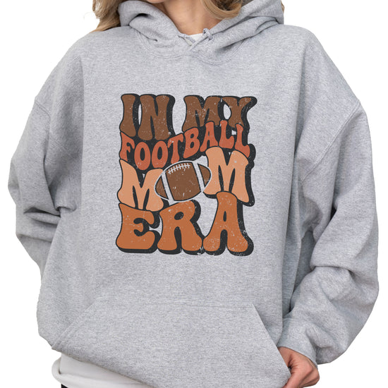 In My Football Mom Era hoodie in Gray - view 3