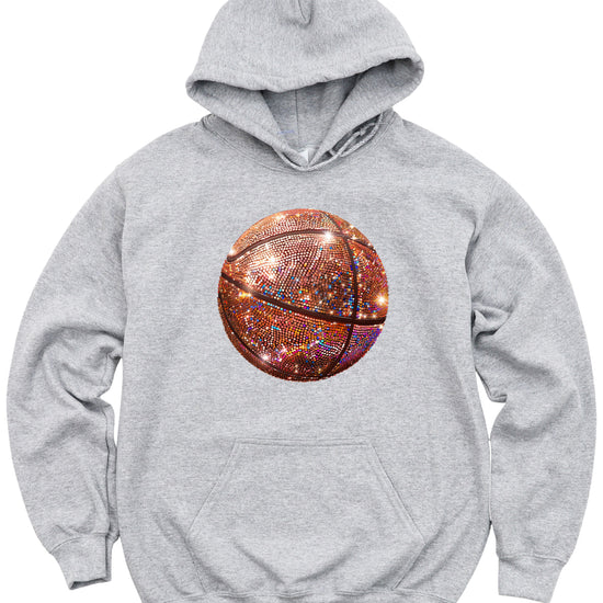 Glitter basketball hoodie in Gray - view 3