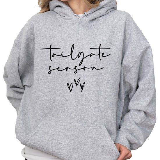 Tailgate Season hoodie Gray view 3