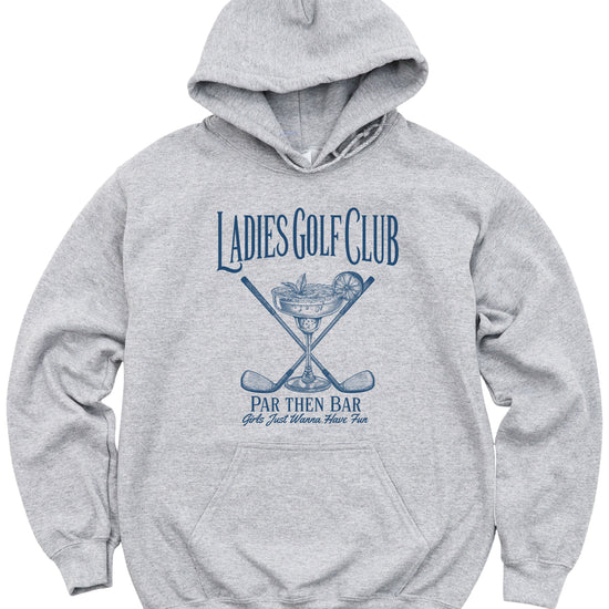Ladies Golf Club Par Then Bar Hoodie for Women - Gray 3