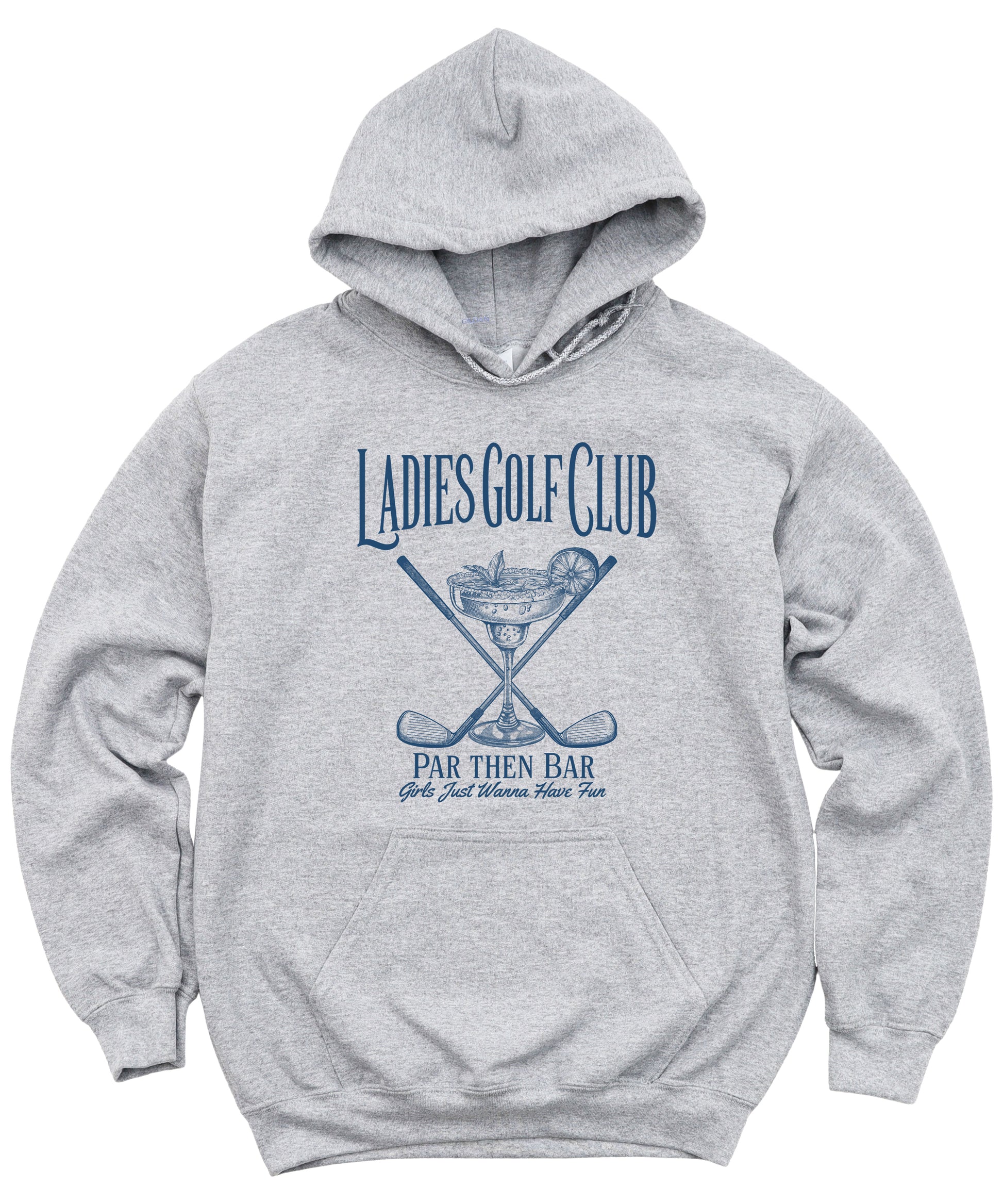 Ladies Golf Club Par Then Bar Hoodie for Women - Gray 3