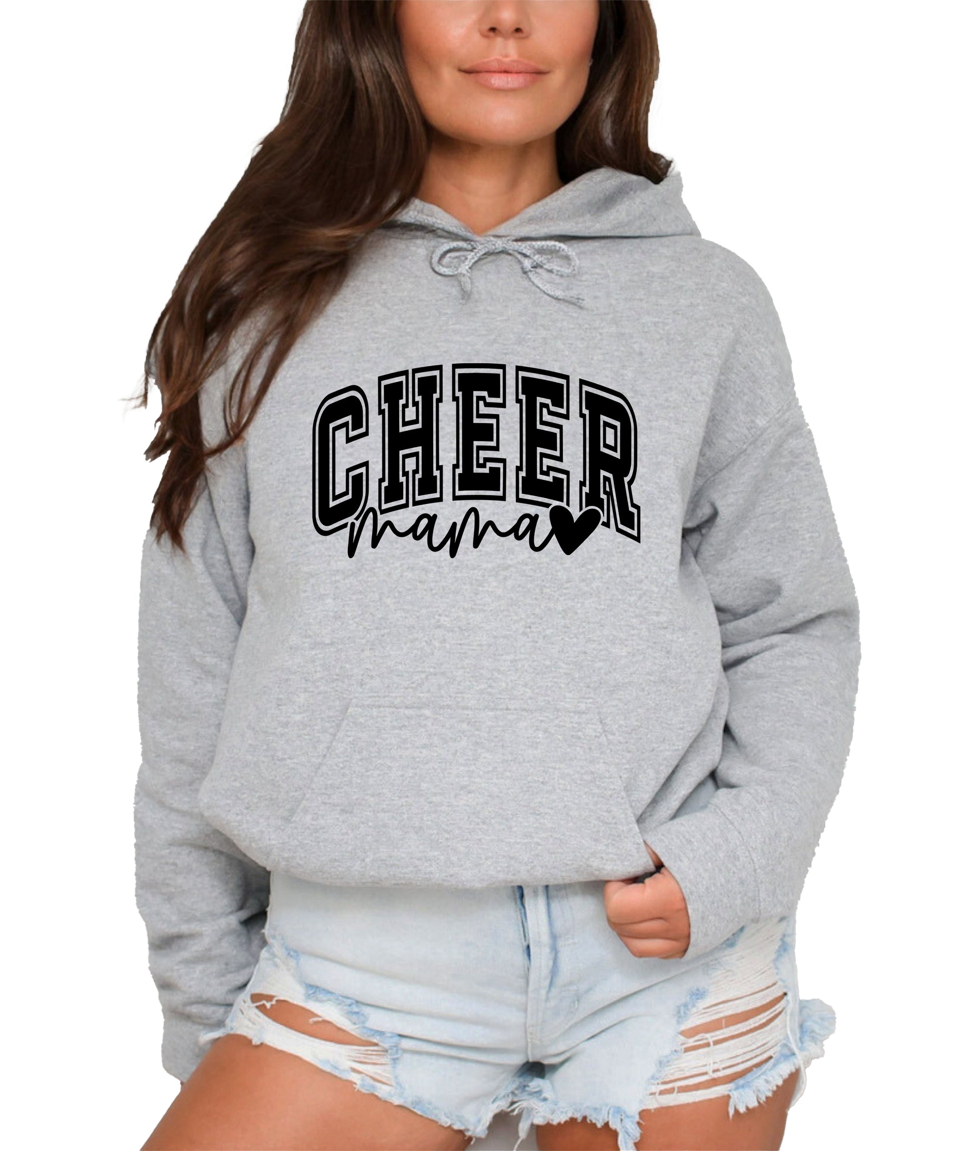 Cheer Mama Gray Hoodie for Women - view 3
