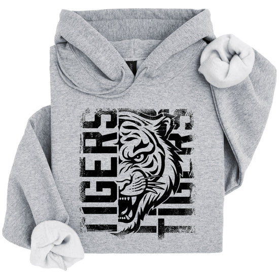 Tigers School Spirit Hoodie Gray view 4
