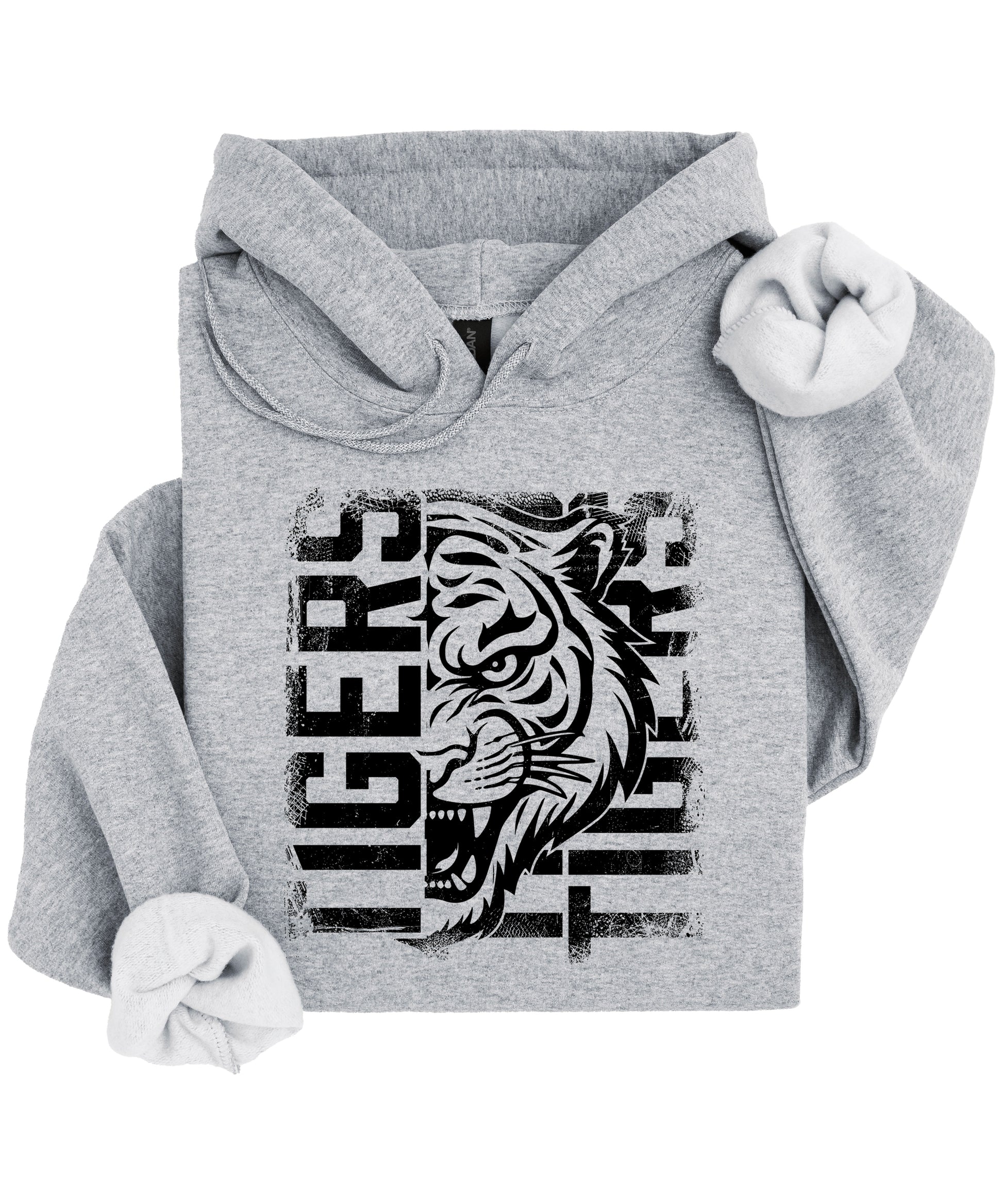 Tigers School Spirit Hoodie Gray view 4