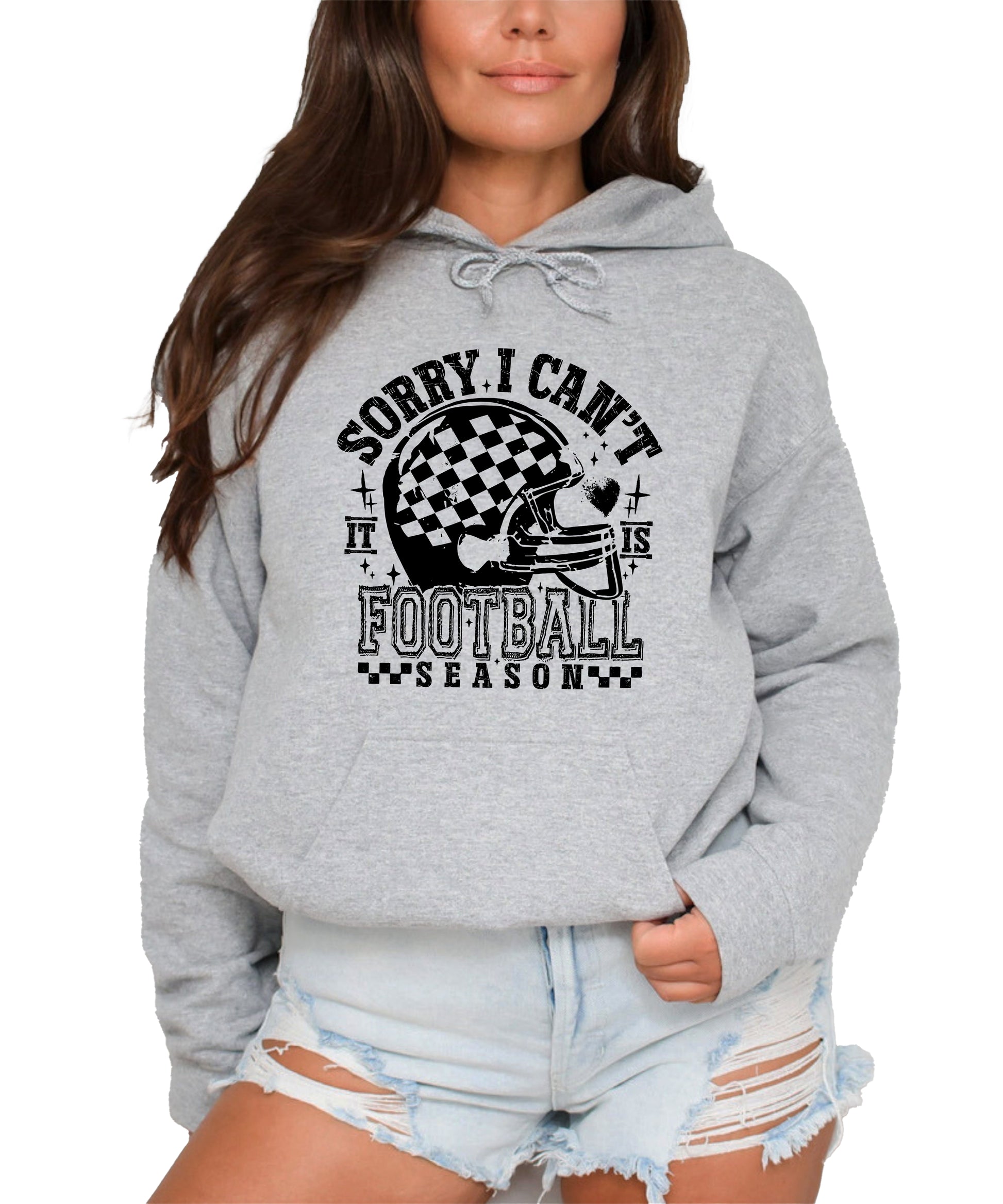 Sorry I Can't It Is Football Season hoodie - Gray Hoodie - G4
