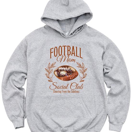 Football Mom Social Club hoodie in Gray - view 4