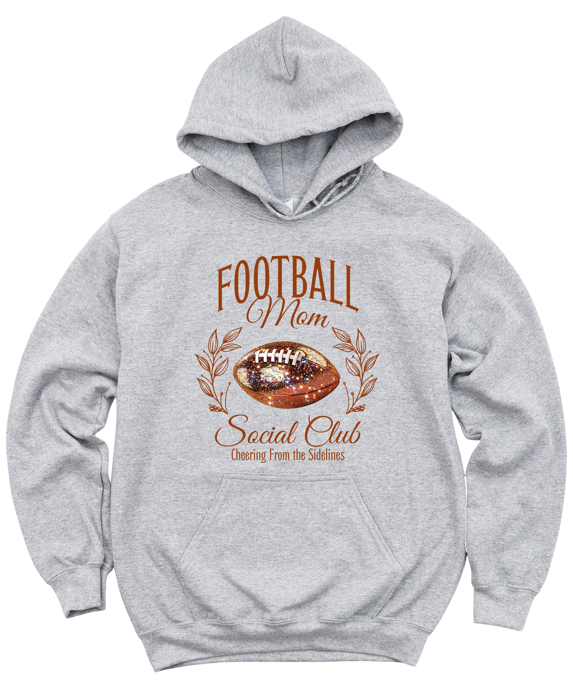 Football Mom Social Club hoodie in Gray - view 4