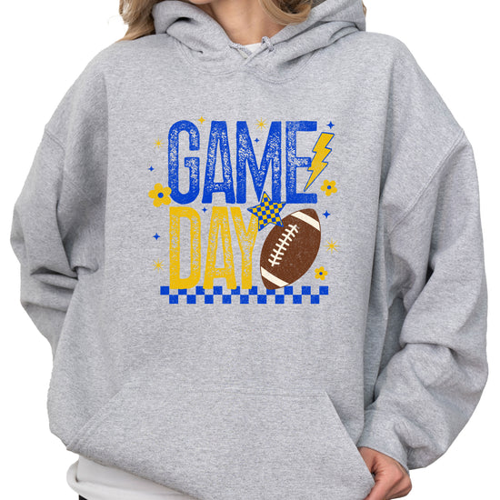 Game Day Football Hoodie Gray 4