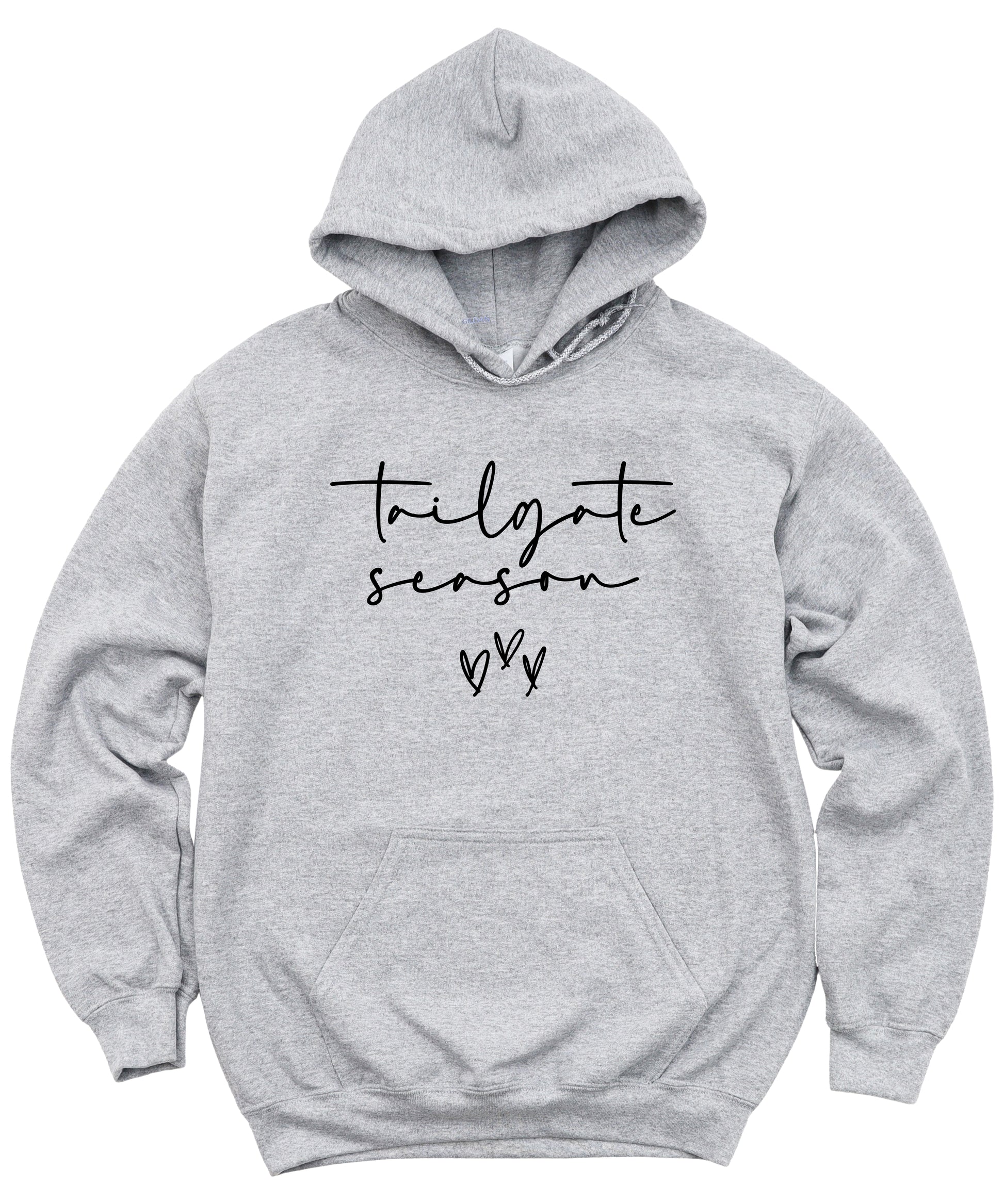 Tailgate Season hoodie Gray view 4