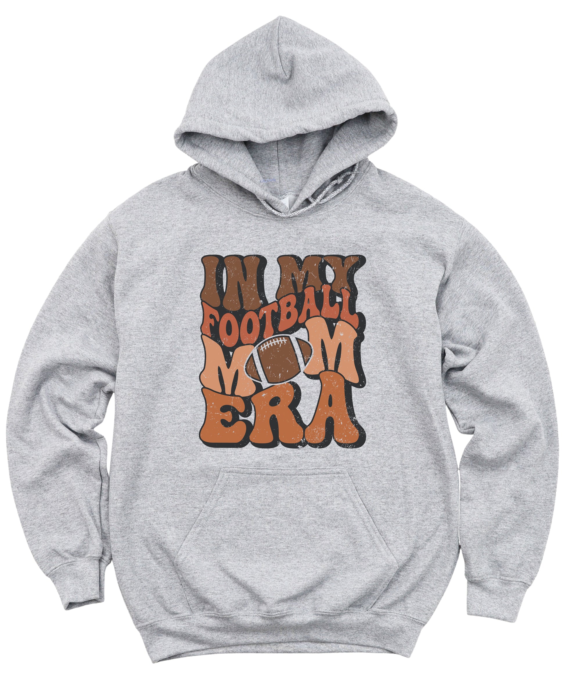In My Football Mom Era hoodie in Gray - view 4