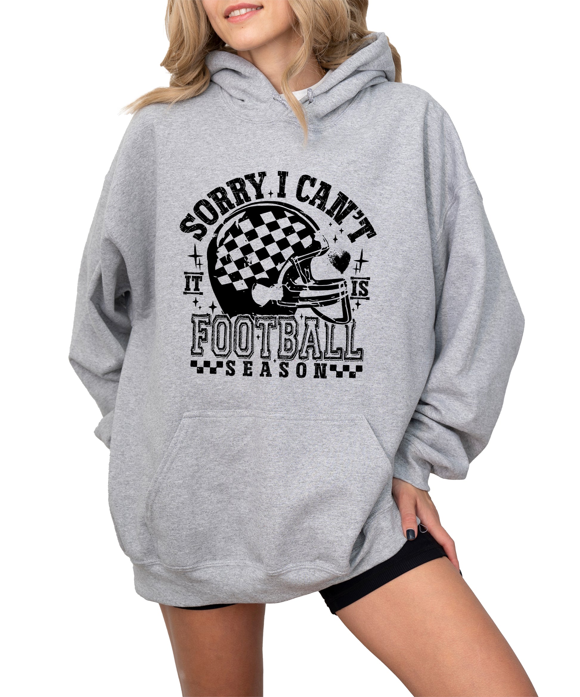 Sorry I Can't It Is Football Season hoodie - Gray Hoodie - G5