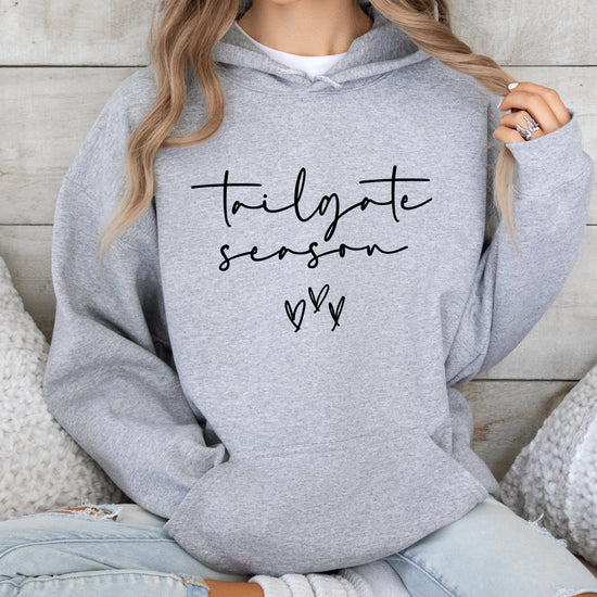 Tailgate Season hoodie Gray view 5