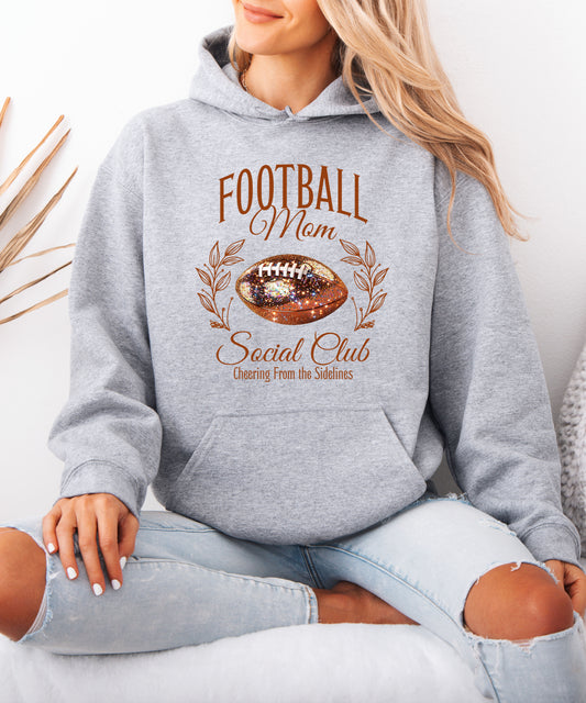 Football Mom Social Club hoodie in Gray - view 5
