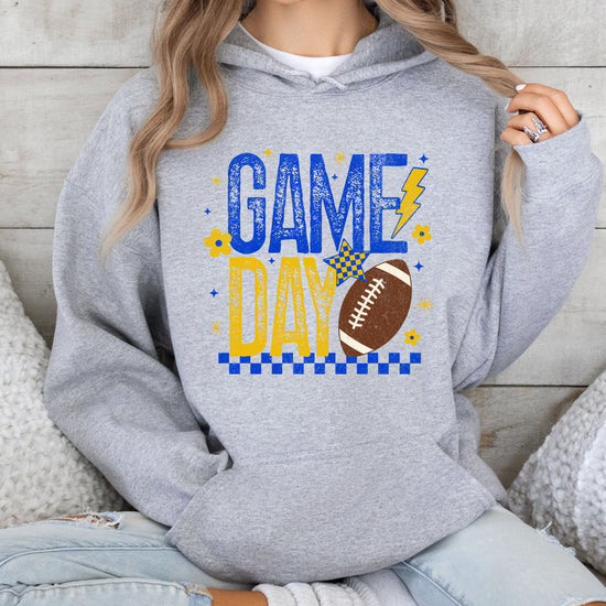 Game Day Football Hoodie Gray 5