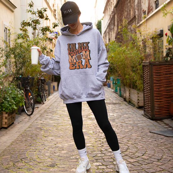 In My Football Mom Era hoodie in Gray - view 6