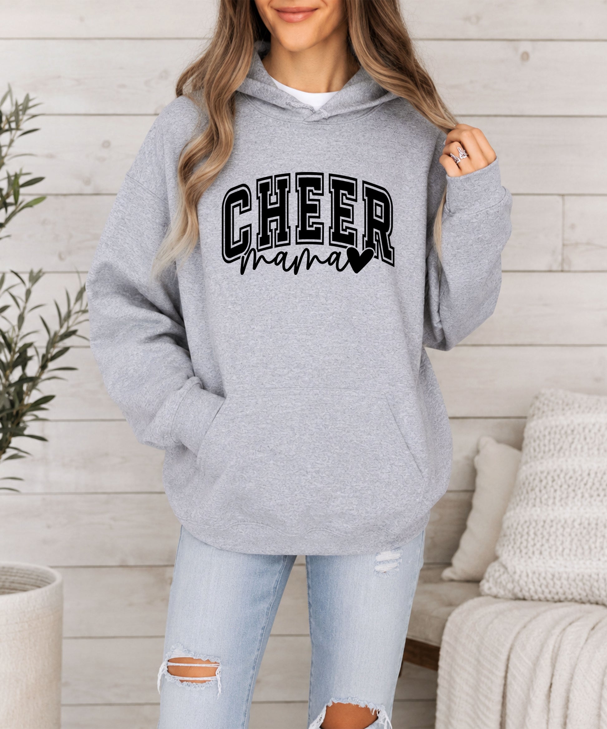 Cheer Mama Gray Hoodie for Women - view 6