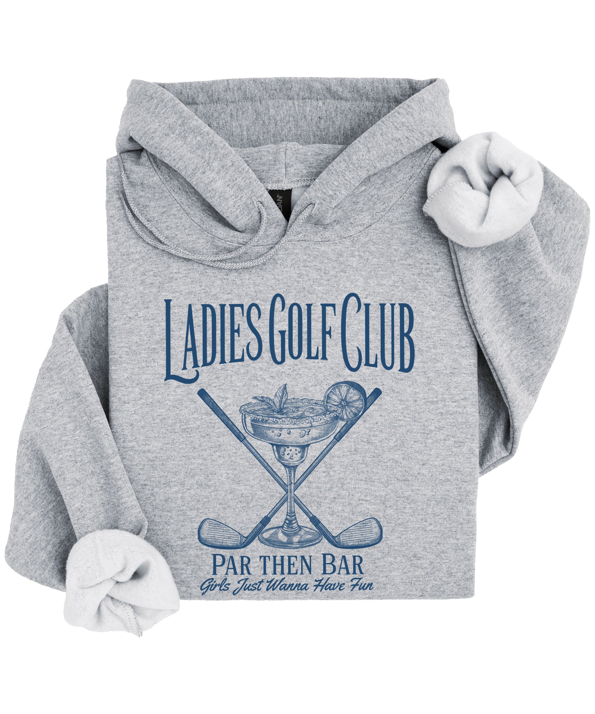 Ladies Golf Club Par Then Bar Hoodie for Women - Gray 6