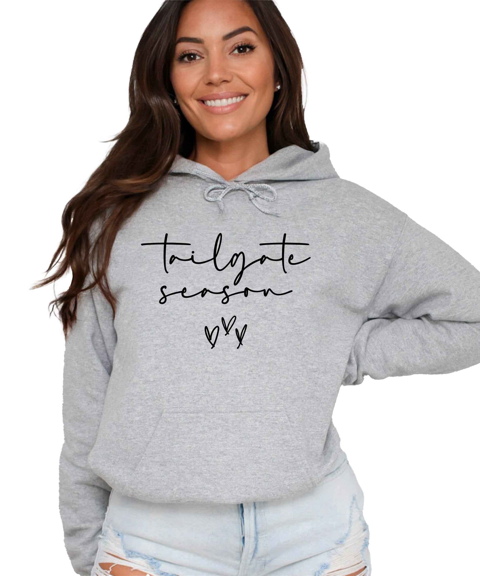 Tailgate Season hoodie Gray view 6