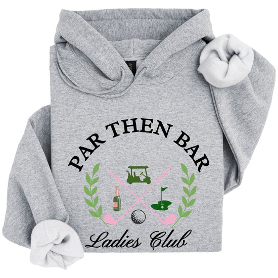 Par Then Bar Ladies Club Golf Hoodie for Women - Gray Hoodie - view 6