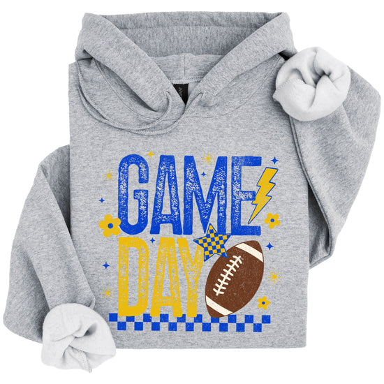 Game Day Football Hoodie Gray 6