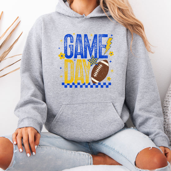 Game Day Football Hoodie Gray 7