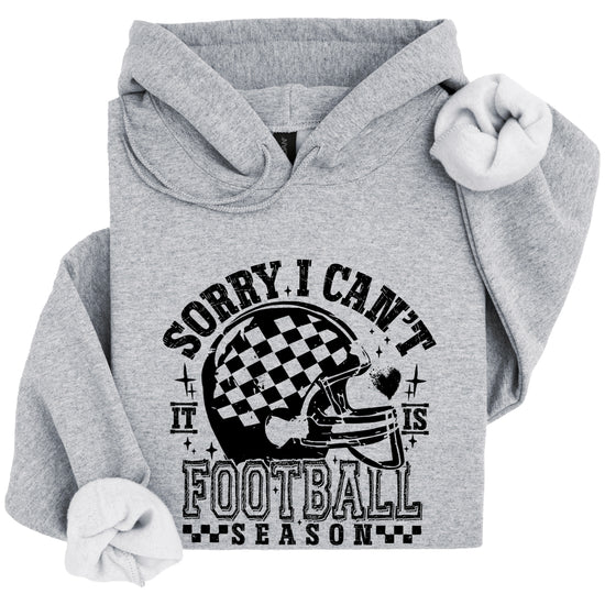 Sorry I Can't It Is Football Season hoodie - Gray Hoodie - G7