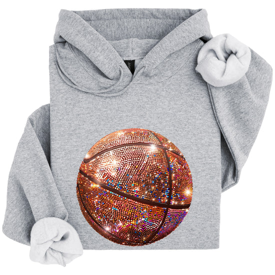 Glitter basketball hoodie in Gray - view 7