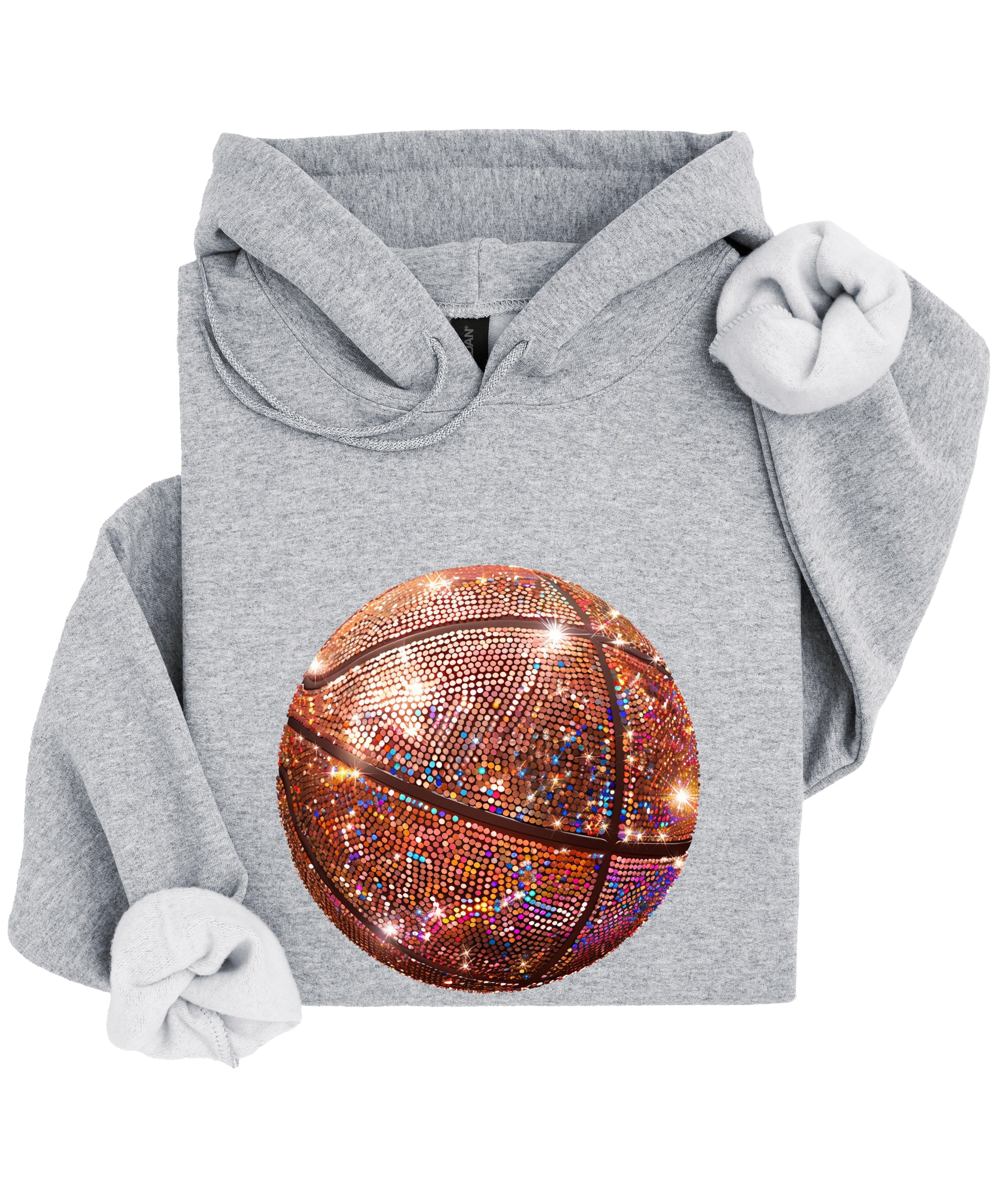 Glitter basketball hoodie in Gray - view 7
