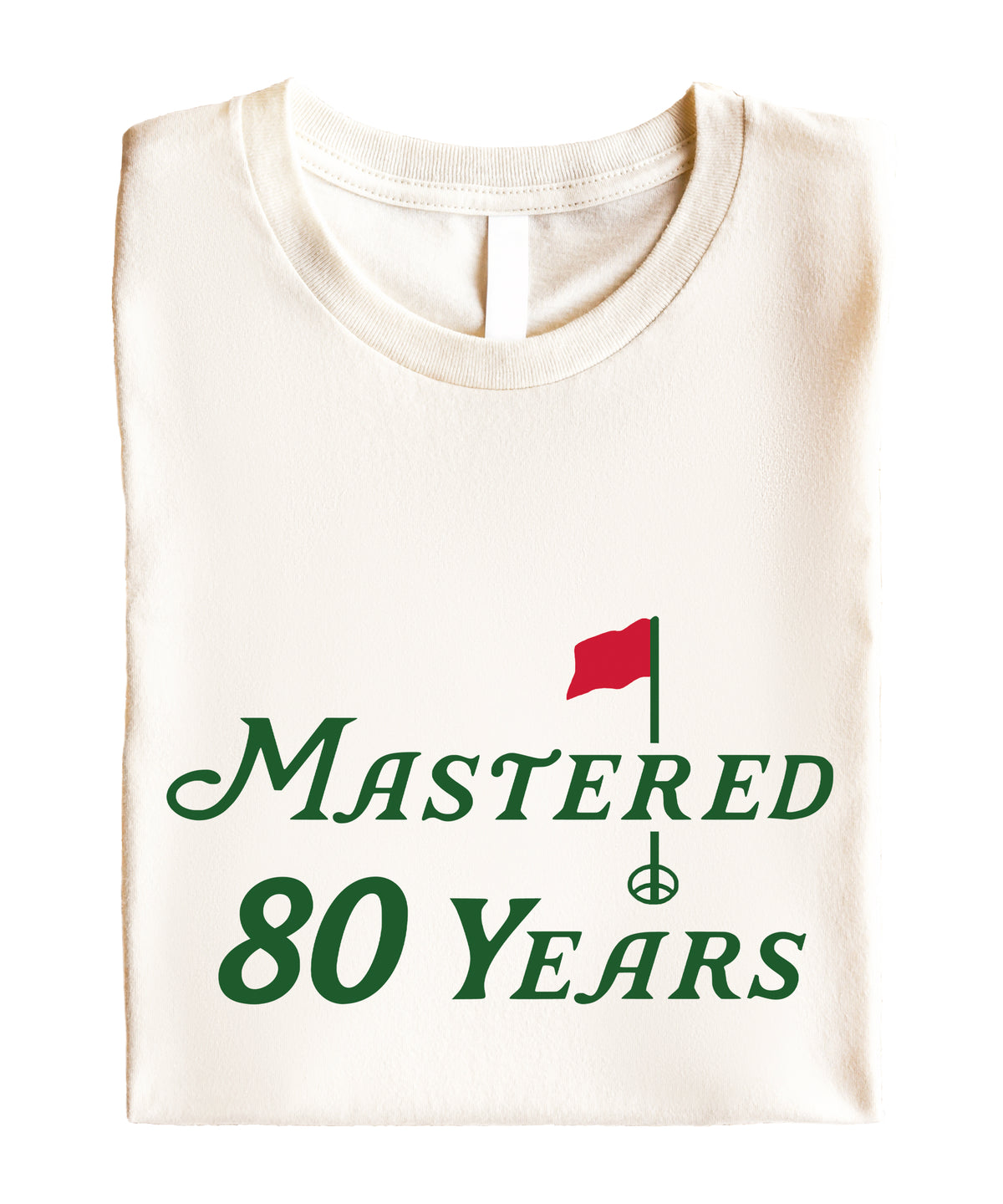 Mastered 80 Years golf shirt, Natural, alternate view