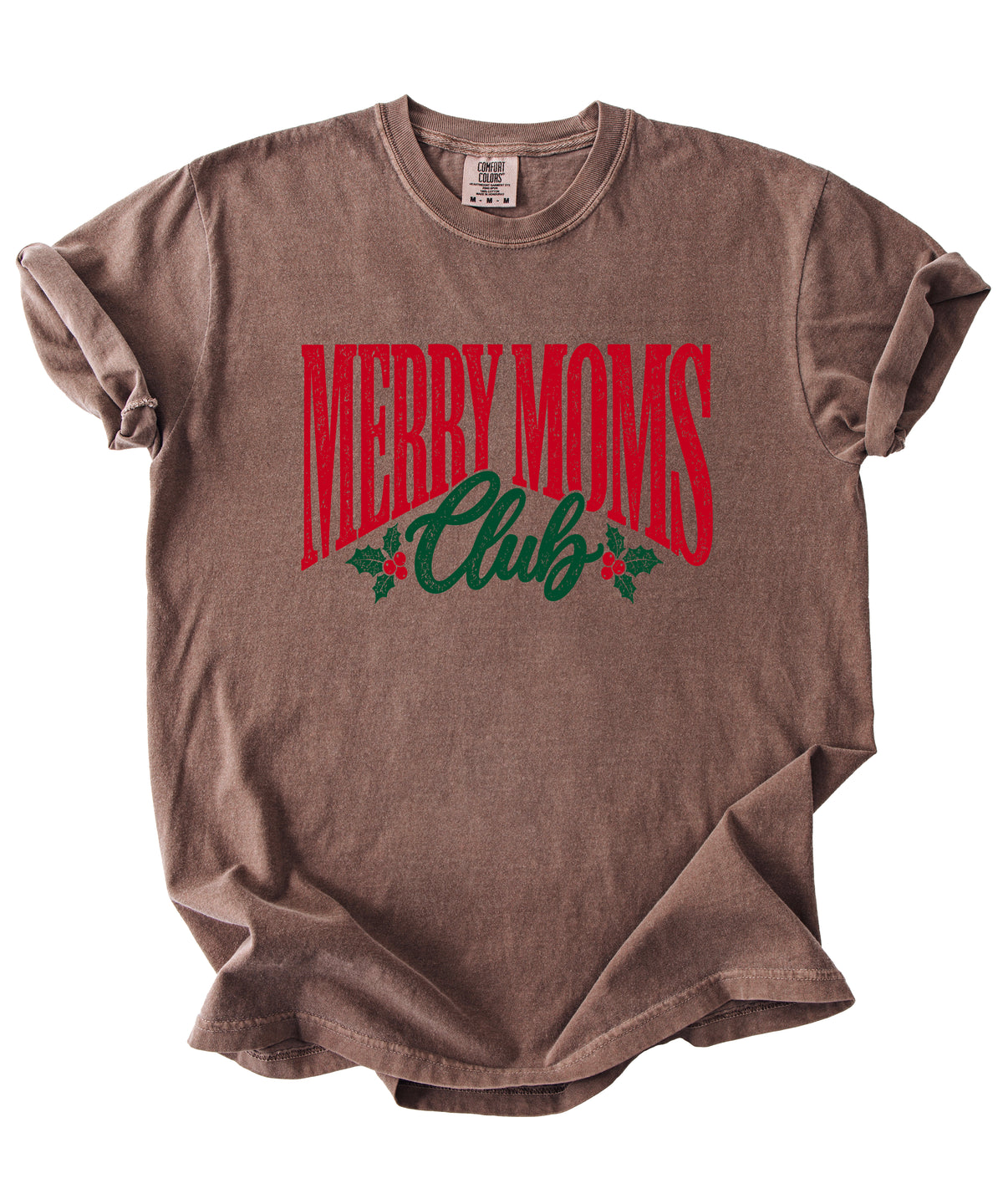 Merry Moms Club Christmas shirt Espresso