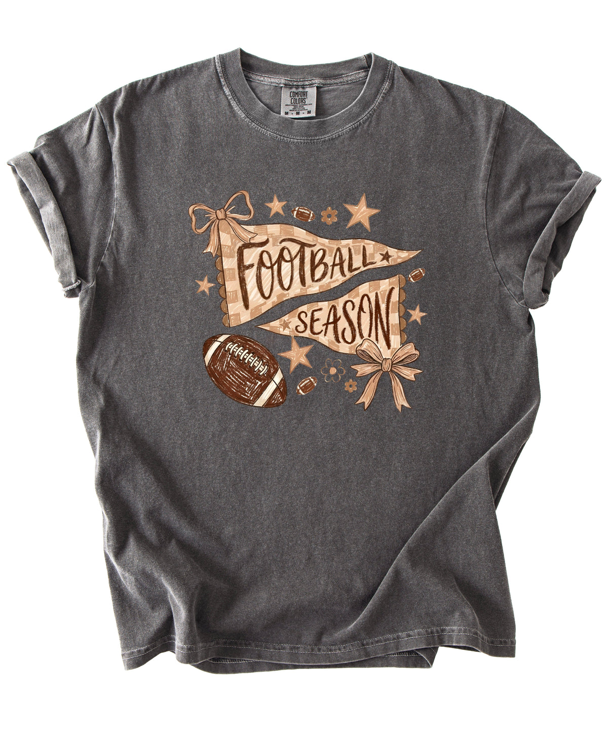 Olive Loves Apple Football Season game day tee - Pepper Shirt - view 3