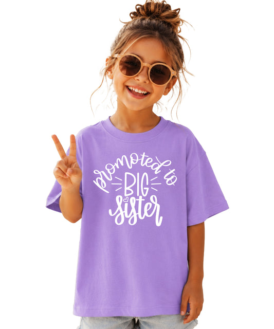 Olive Loves Apple Promoted to Big Sister Announcement T-Shirt