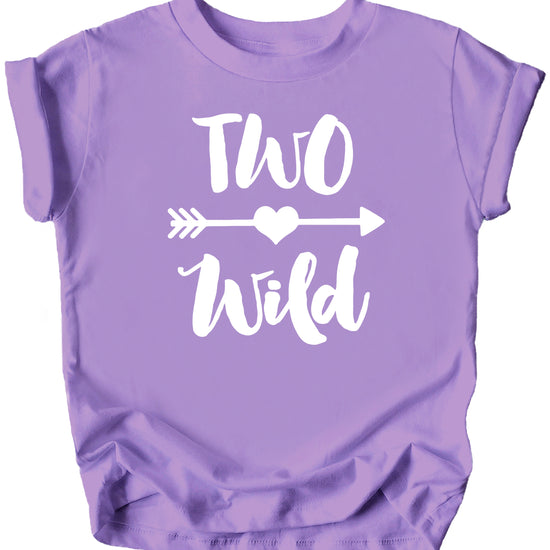 Two Wild 2nd birthday toddler girls shirt, purple, image 4
