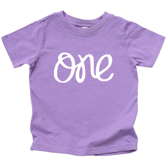Purple One first birthday shirt for baby girls - view 4