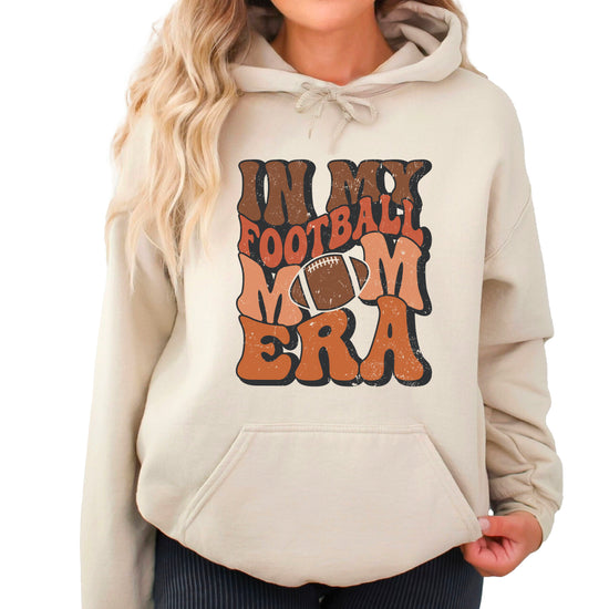 In My Football Mom Era hoodie in Sand - view 1