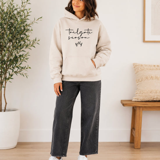 Tailgate Season hoodie Sand view 2